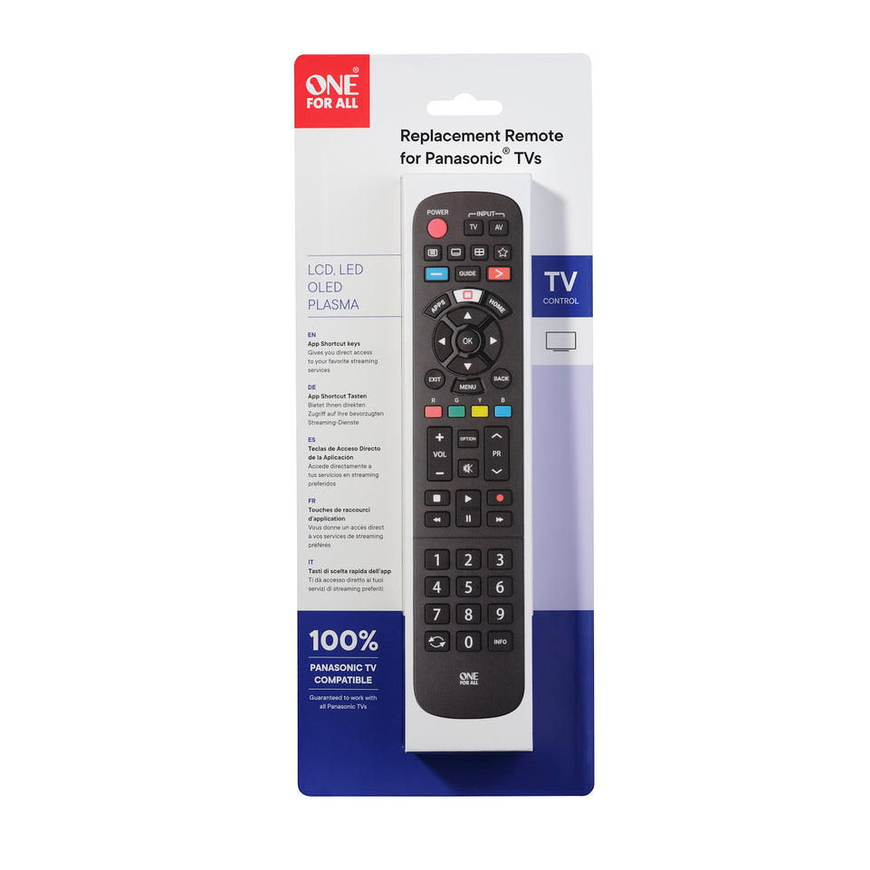 ONE FOR ALL TELECOMANDO RICAMBIO PER TV PANASONICAttaccalaspina