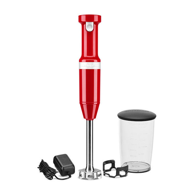 KITCHENAID FRULL.IMMERS. S/FILI 8V 0.7LT LAMEINOX ROSSO IMPERAttaccalaspina