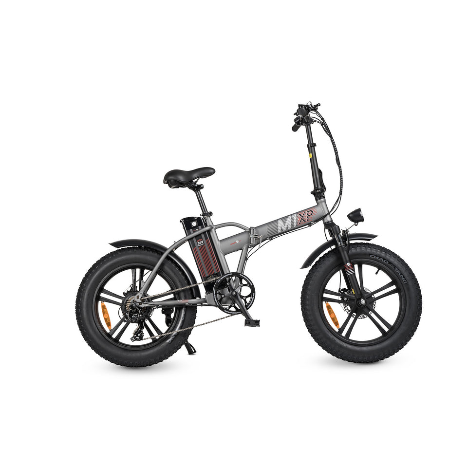 SMARTWAY E-BIKE PIEG.FAT ACCIAIO 36V 250W R20" AUT50KM NEROAttaccalaspina