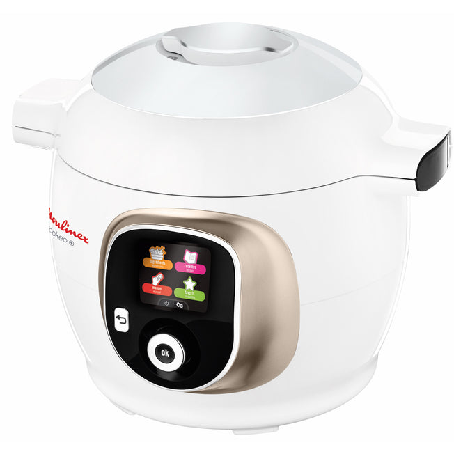 MOULINEX MULTICOOKER 6LT 150RICET.PRE-PROG. COOKEO+ BIANCOAttaccalaspina