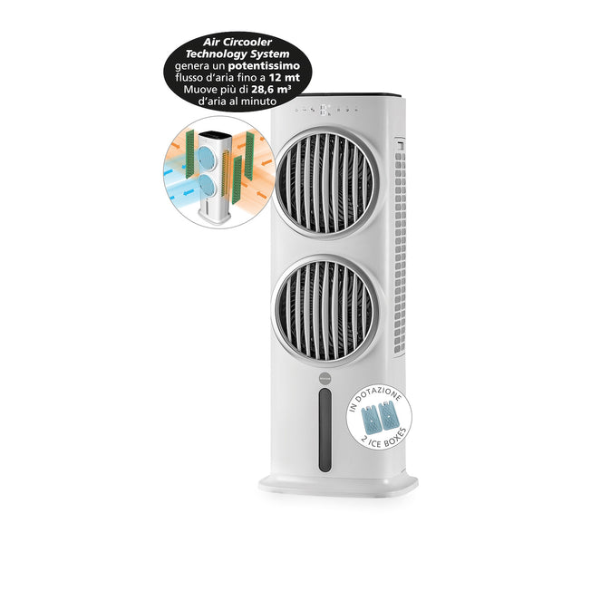 MACOM VENT. RAFFRESCATORE EVAP. 90W 10LT POWER DOUBLE Attaccalaspina