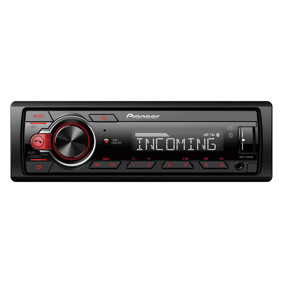 PIONEER CAR MULTI. DAB/DAB+ BT USB NERO/ROSSOAttaccalaspina
