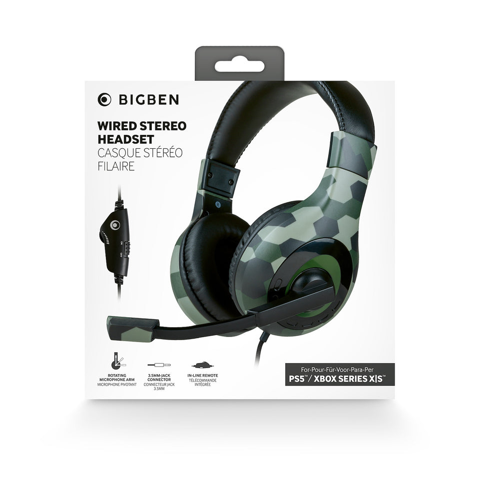 BIGBEN CUFFIA GAME PC/CONSOLE V1 CAMOAttaccalaspina