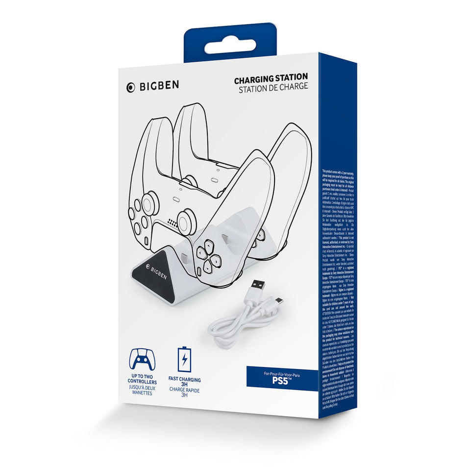 NACON BASE RICARICA USB PER 2 CONTROLLER PS5Attaccalaspina