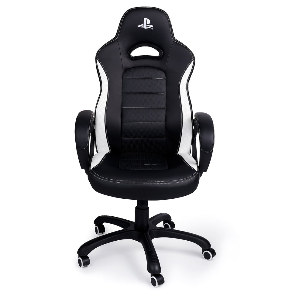 NACON SEDIA GAMING C/BRACCIOLI UFFICIALE SONY PS BI/NEROAttaccalaspina