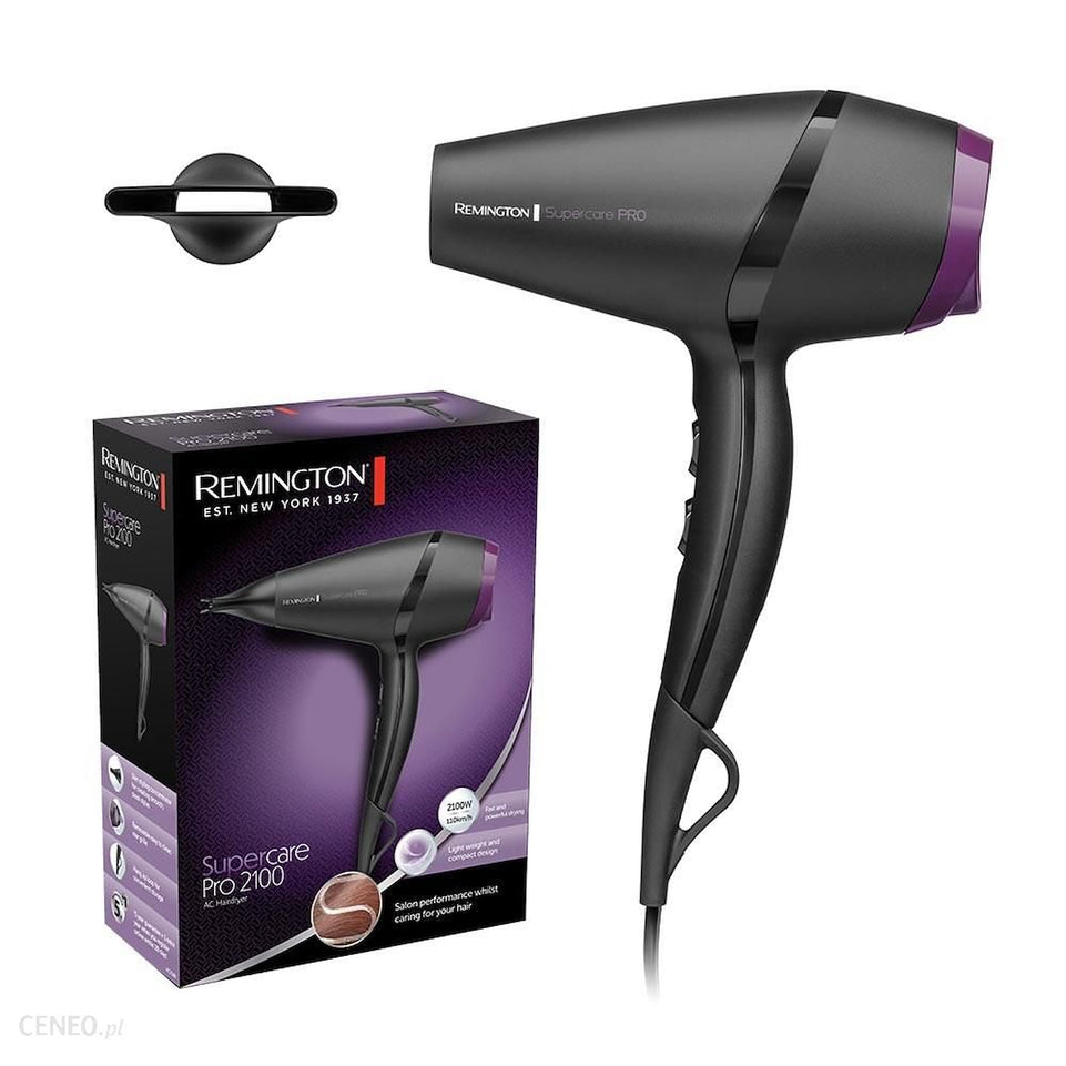 REMINGTON PHON 2100W 2VEL. 3TEMP. SUPERCARE PRO 2100 NEROAttaccalaspina