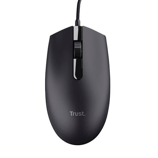 TRUST MOUSE WIRED OTTICO 3TASTI AMBIDESTRO BASI NEROAttaccalaspina
