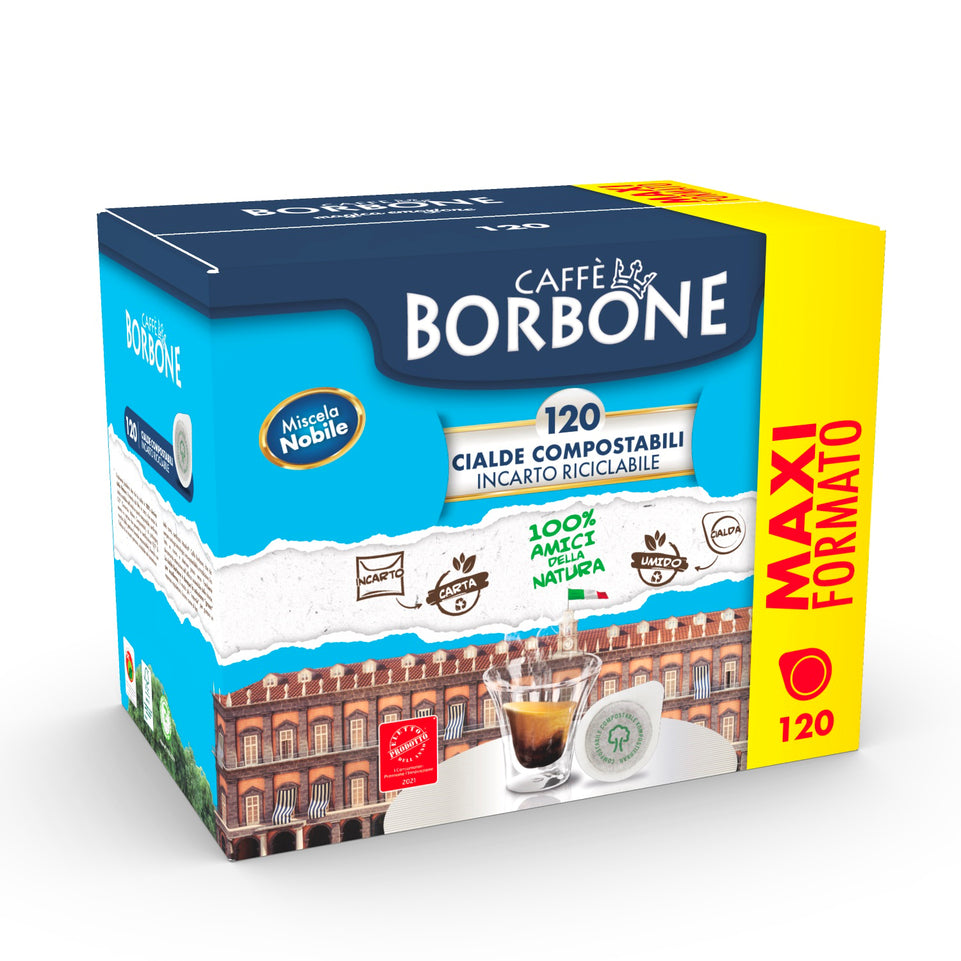 CAFFE' BORBONE CIALDE CAFFE ESPRESSO MISCELA NOBILE 120PZAttaccalaspina