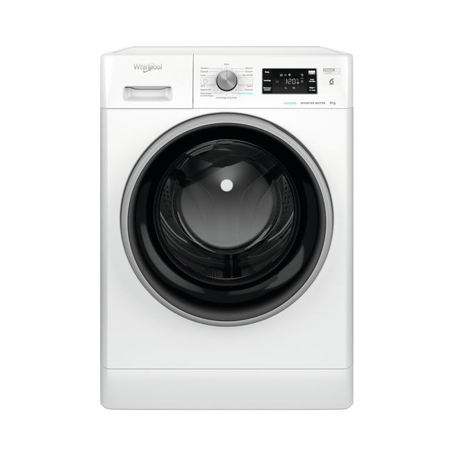 WHIRLPOOL LAV.C/FRONT 9KG 1200GIRI CE.B 6SENSO VAP.INV. INOXAttaccalaspina