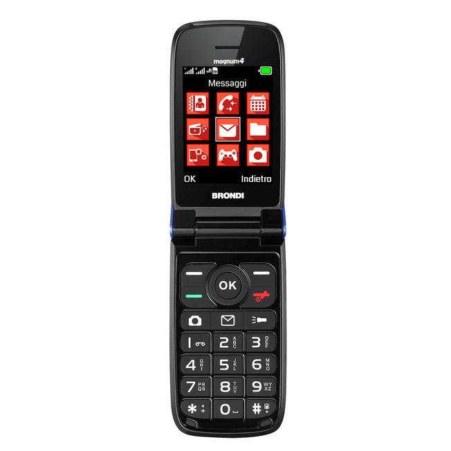 BRONDI CELL. QB 2.8" FLIP DUALSIM 1.3MP BT BLU/VIOLAAttaccalaspina