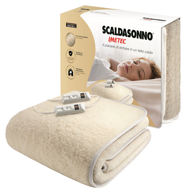 IMETEC SCALDASONNO COMFORT 2T 50%LANA E MERINO 150X160Attaccalaspina