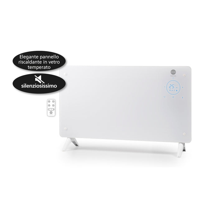 MACOM TERMOCONVETTORE IN VETRO 2000W BIANCOAttaccalaspina