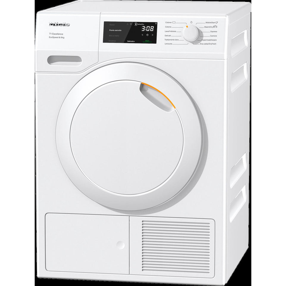 MIELE ASCIUG.C/FRONT 8KG CL.A+++ EXCELLENCE WIFI WHITEAttaccalaspina