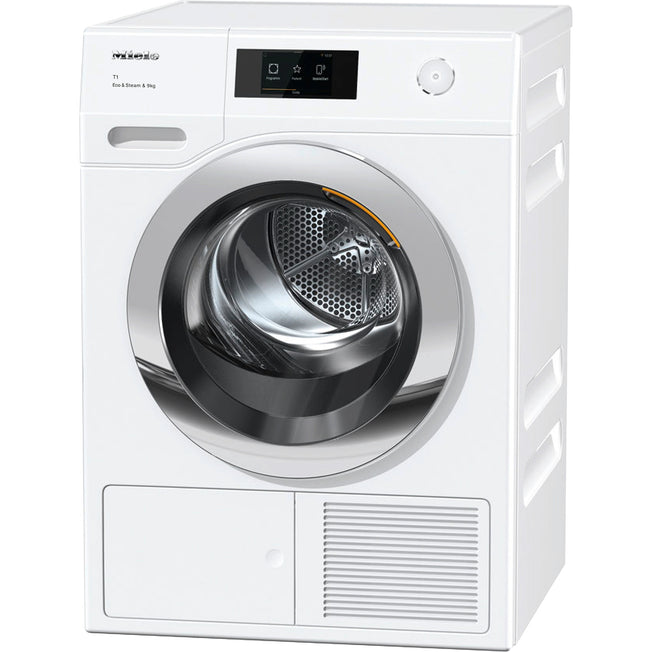 MIELE ASCIUG.C/FRONT 9KG CL.A+++-10% WIFI CHROME VAPOREAttaccalaspina