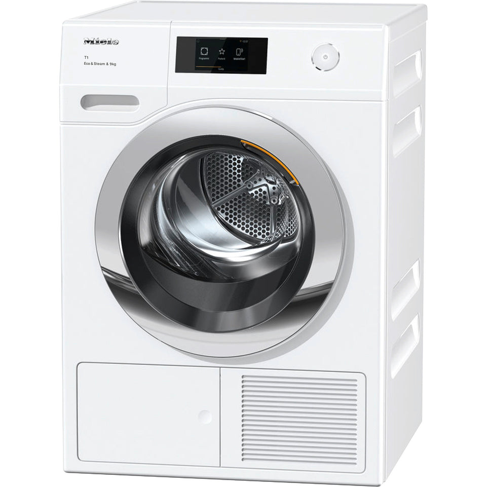 MIELE ASCIUG.C/FRONT 9KG CL.A+++-10% WIFI CHROME VAPOREAttaccalaspina
