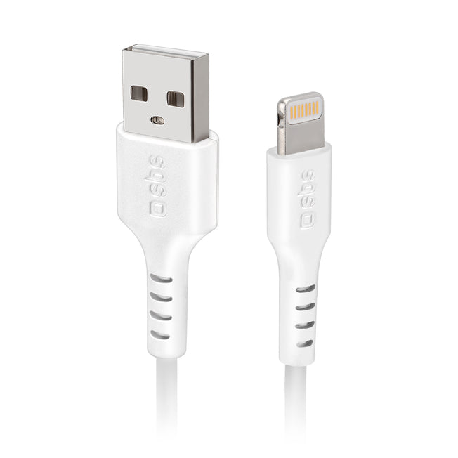 SBS CAVO DATI USB 2.0 A APPLE LIGHTNING BIANCOAttaccalaspina