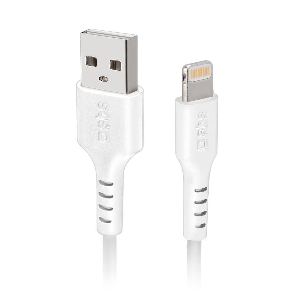 SBS CAVO DATI USB 2.0 A APPLE LIGHTNING BIANCOAttaccalaspina
