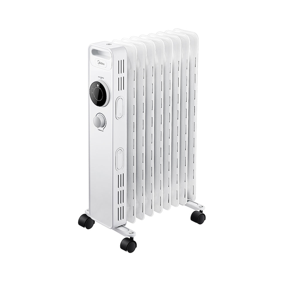 MIDEA RADIATORE A OLIO 9ELEM. 3TEMP. BIANCOAttaccalaspina