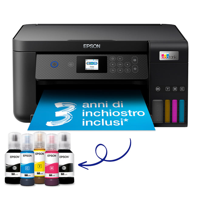 EPSON MF.INKJET 33PPM F/R 4CART. WIFI ECO TANK ET-2850Attaccalaspina
