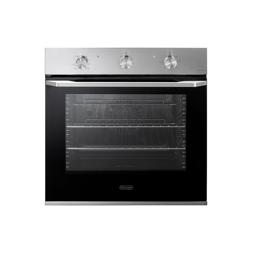 DE LONGHI FORNO 60CM 74LT MULTIF. MASTER PIZZA INOX/NEROAttaccalaspina