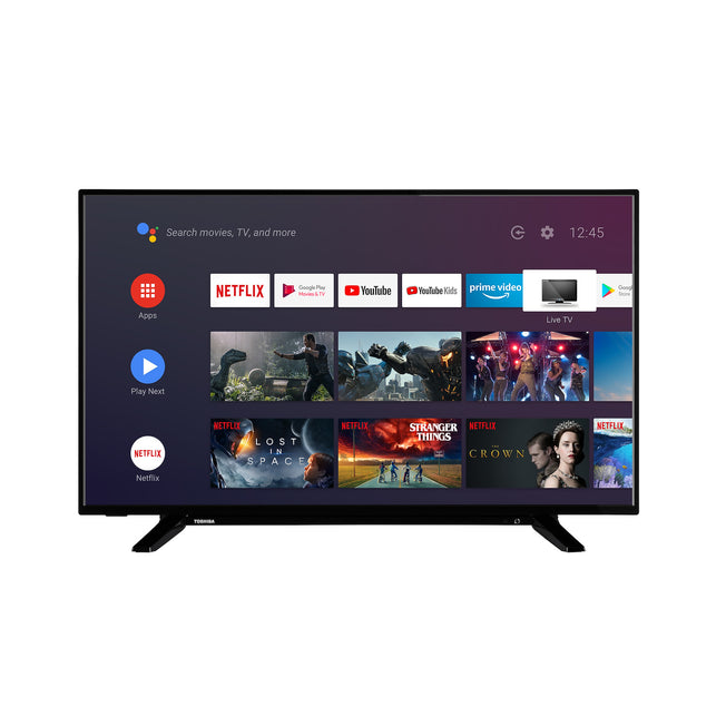TOSHIBA TV LED 43"UHD 4K HDR DVBT2/S2/HEVC SMART ANDROIDAttaccalaspina