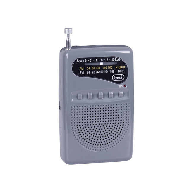 TREVI MINI RADIO PORTATILE RA 710 B METAL GUNAttaccalaspina