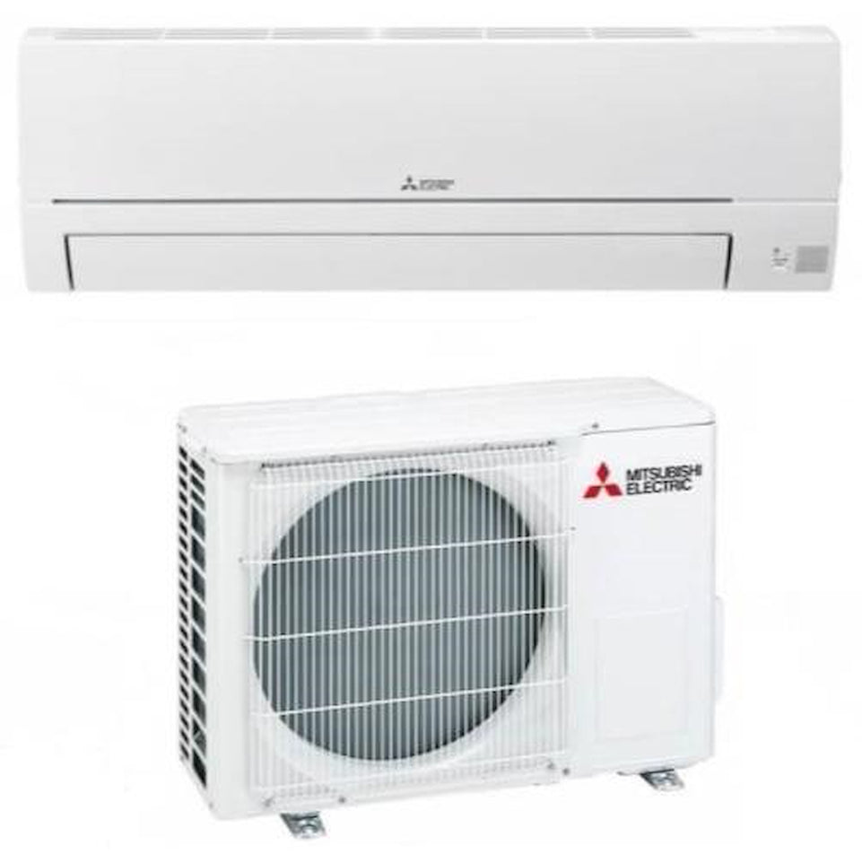MITSUBISHI COND.MONO 3.5KW INVERTER CL.A++/A+ R32 DW Attaccalaspina