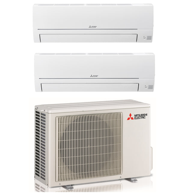 MITSUBISHI COND.DUAL 2.5+3.5KW INVERTER A++/A+ R32 HR WIFI Attaccalaspina