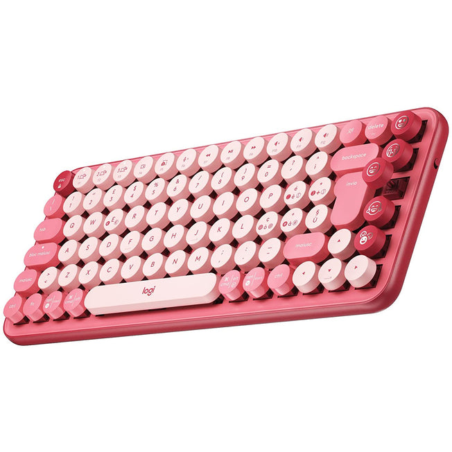 LOGITECH TASTIERA POP KEYS MECCANICA WLSS BT ROSEAttaccalaspina