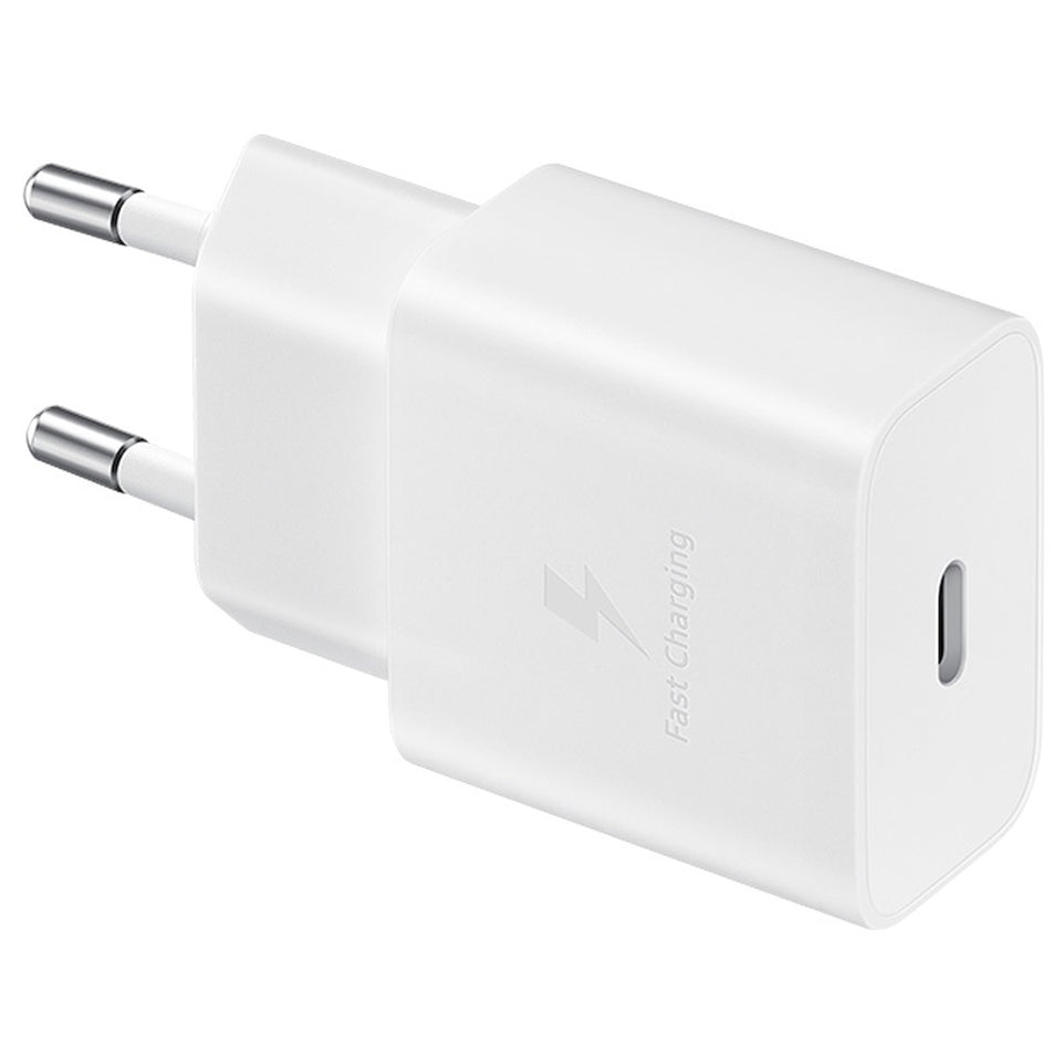 SAMSUNG CARICABATT.RETE USB TYPE-C 15W PD FASTCHARGE BIANCAttaccalaspina