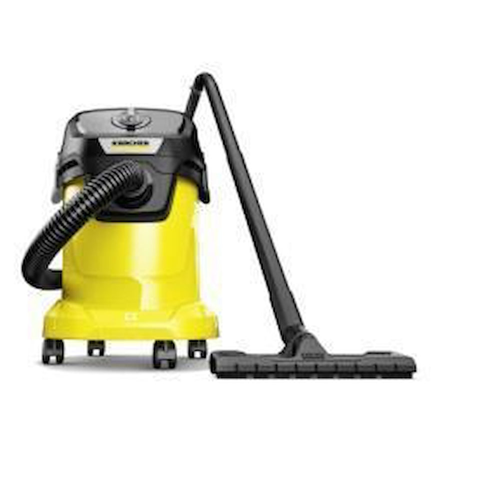 KARCHER BIDONE ASP.SOLIDI/LIQUIDI 1000W 17LT C/ACC. GIALLOAttaccalaspina