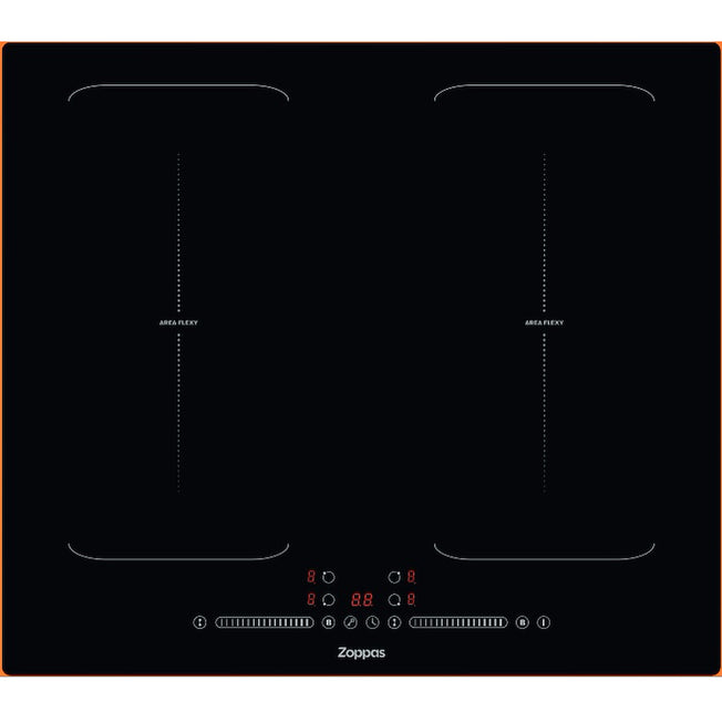 ZOPPAS P.COTT.INDUZ.60CM 4ZONE 2ZONE FLEXY TIMER NEROAttaccalaspina