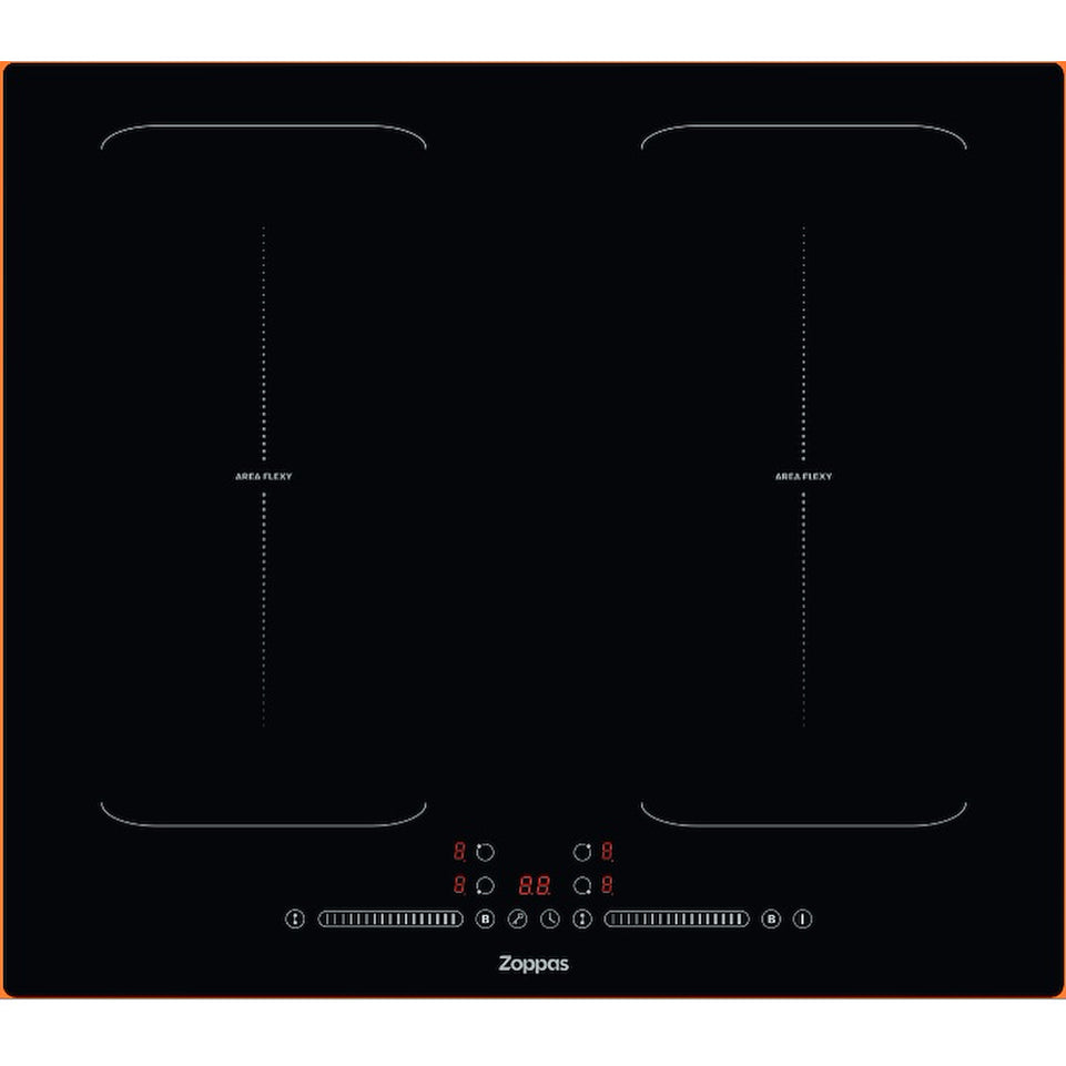ZOPPAS P.COTT.INDUZ.60CM 4ZONE 2ZONE FLEXY TIMER NEROAttaccalaspina