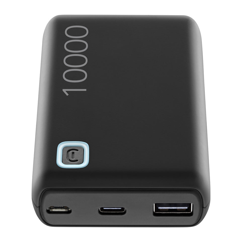 CELLULAR LINE POWER BANK 10000MAH USB-C/MICRO USB/USB NEROAttaccalaspina