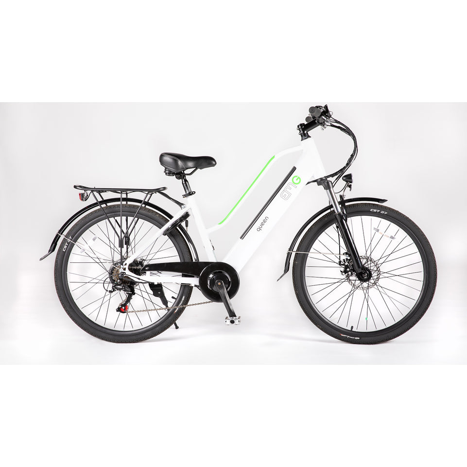 EMG BIKE E-BIKE CITY ALLUM. 36V 28" AUT.80KM QUEEN 28P WHAttaccalaspina