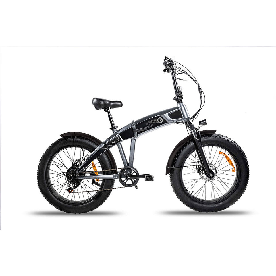 EMG BIKE E-BIKE PIEG.FAT ALLUM. 48V 20" 50KM BOMBER X GREYAttaccalaspina