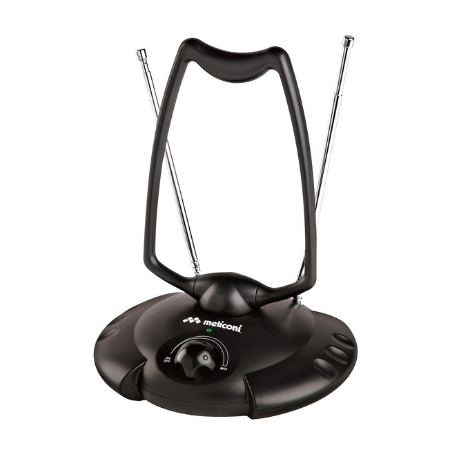 MELICONI ANTENNA DA INTERNO DVBT2 HEVC AT 380 USB NEROAttaccalaspina