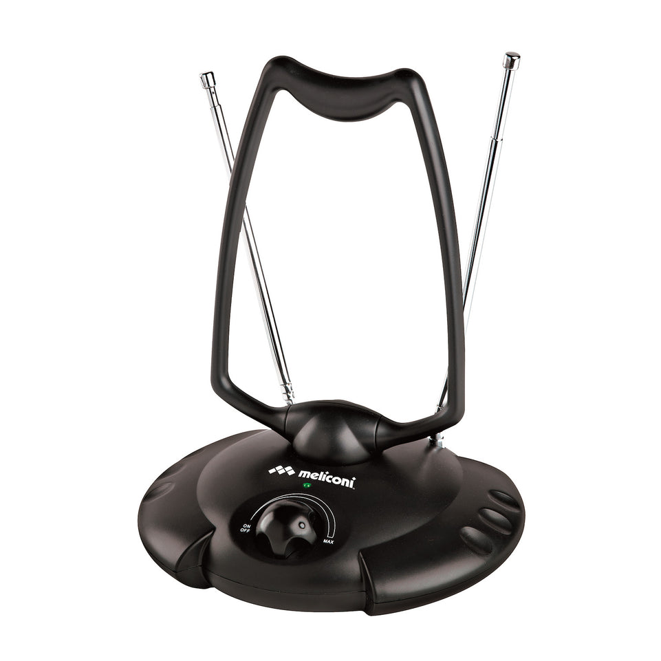 MELICONI ANTENNA DA INTERNO DVBT2 HEVC AT 380 USB NEROAttaccalaspina