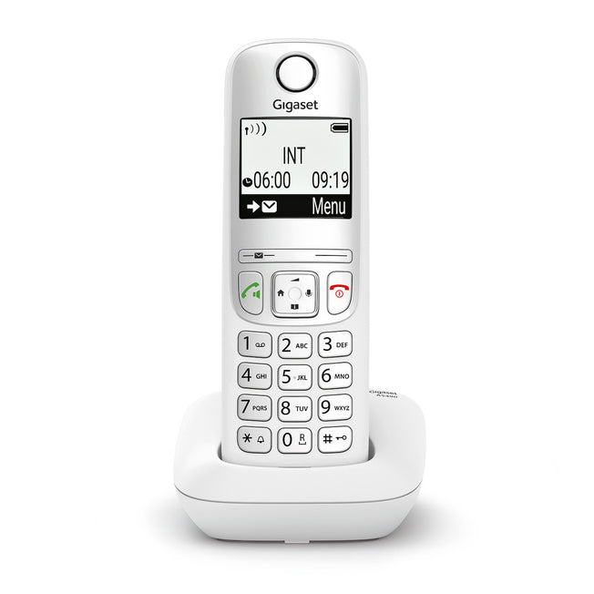 GIGASET CORDLESS 2" V.VOCE MEM.100NUM. WHITEAttaccalaspina