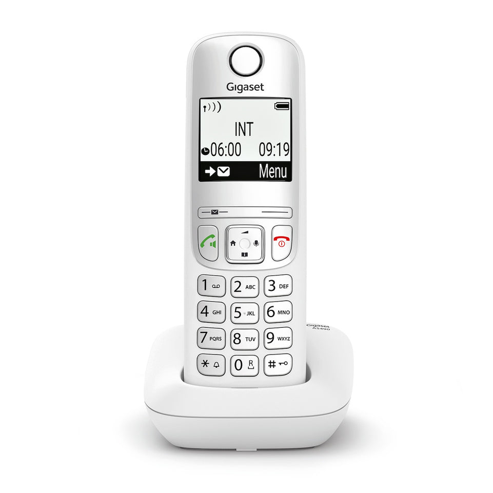 GIGASET CORDLESS 2" V.VOCE MEM.100NUM. WHITEAttaccalaspina