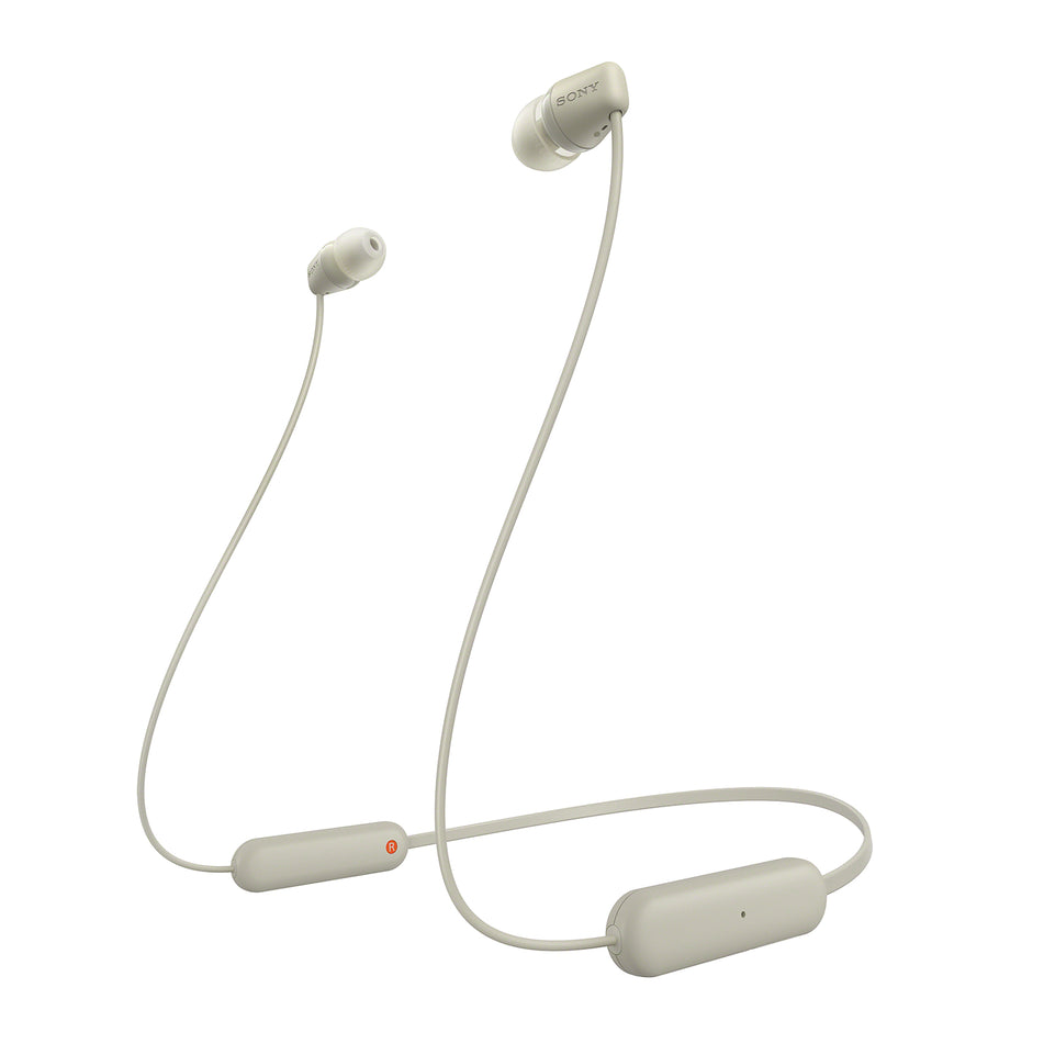 SONY CUFFIA AURIC.IN-EAR BT IPX4 CAVO GIROCOLLO CREMAAttaccalaspina