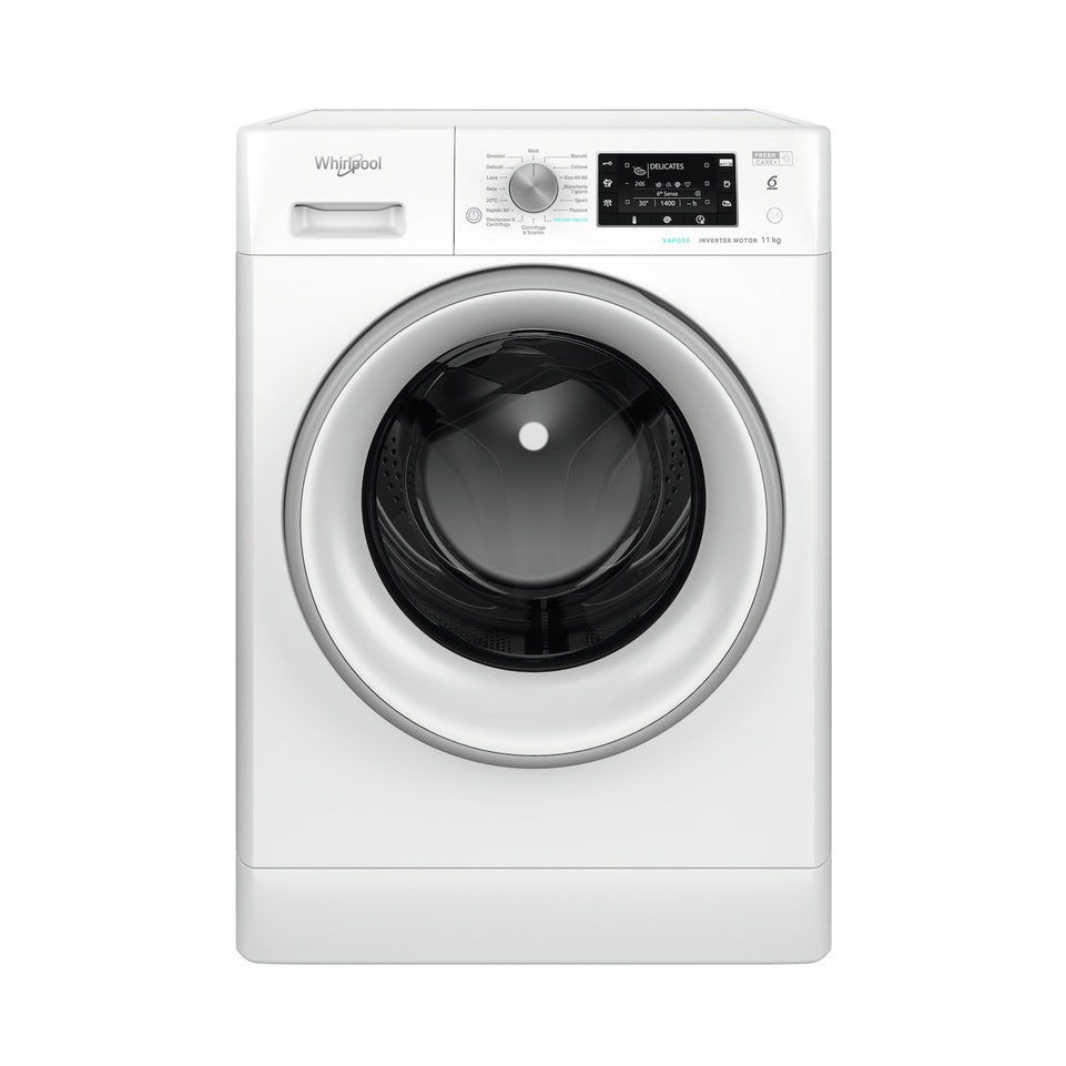 WHIRLPOOL LAV.C/FRONT 11KG 1400GIRI CE.A VAP INV 6SENSOAttaccalaspina