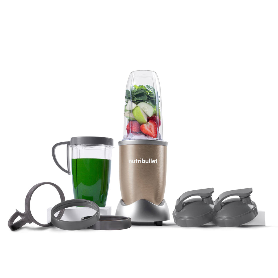NUTRIBULLET FRULLATORE 900W 1VEL. 2CARAF.900ML+ACC. CHAMPAGNEAttaccalaspina