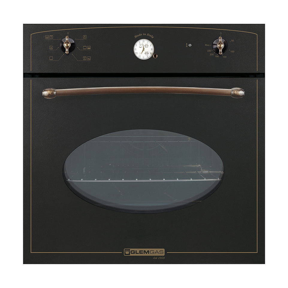 GLEM FORNO 60CM 64LT MULTIF. CL.A ANTRACITEAttaccalaspina