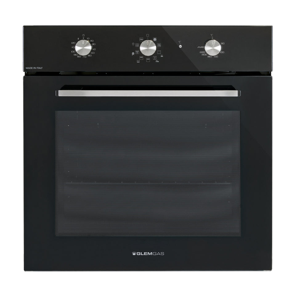 GLEM FORNO 60CM 64LT MULTIF. TERMOVENT.AIRFREYER NEROAttaccalaspina