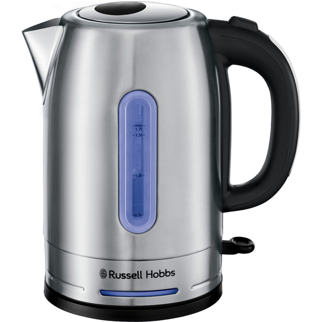 RUSSELL HOBBS BOLLITORE EL.2400W 1.7LT ACCIAIO SAT.Attaccalaspina