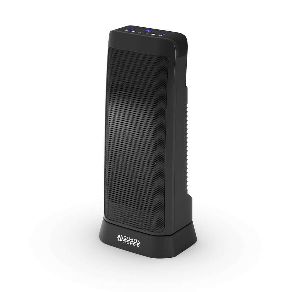 SPLENDID TERMOVENT. CERAMICO 2000W 2LIV.POT. NEROAttaccalaspina