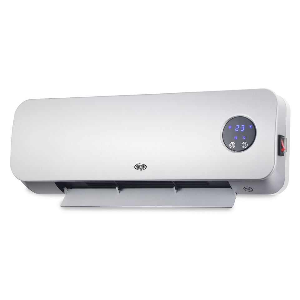 ARGO TERMOVENT.CERAMICO PARETE 2000W 60MQ 3POT. TIMERAttaccalaspina