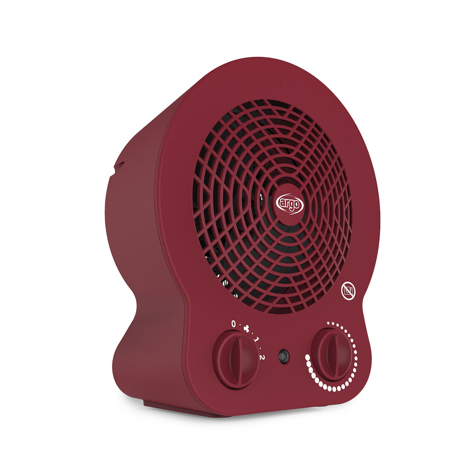 ARGO TERMOVENTILATORE BAGNO 2000W 60MQ 2MOD. ROSSOAttaccalaspina