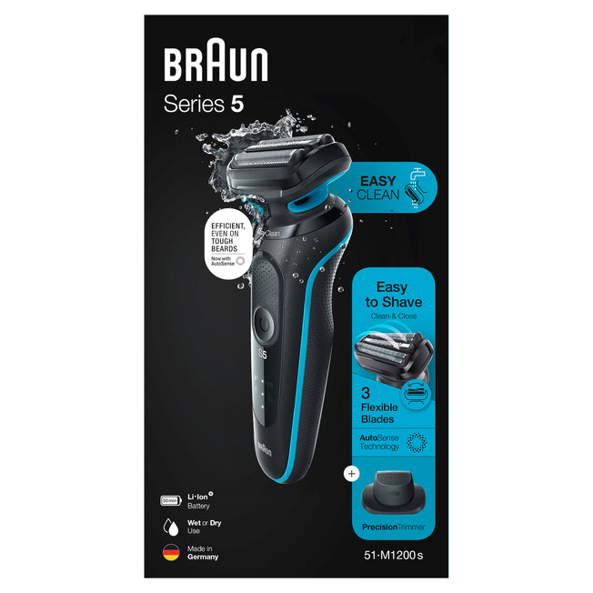 BRAUN RASOIO RIC. W&D LED C/CUSTODIA +1ACCESS. AZZURROAttaccalaspina